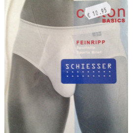 Schiesser sportslip- Cotton Basics Feinripp